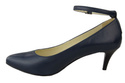 Damenschuhe Pumps Marineblau Naturleder 997 ElitaBut