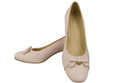 Damen Pumps mit Schleife Puderrosa Naturleder und niedrigem Absatz 203 ElitaBut