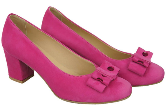 Damenschuhe Fuchsia Pumps Natürliches Wildleder 163 ElitaBut