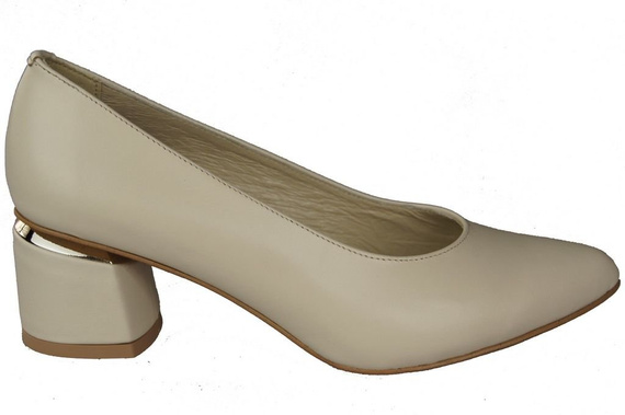 Damenschuhe Pumps Beige, Naturleder 143 ElitaBut