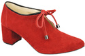 Damenschuhe Rote Schuhe, natürliches Veloursleder 183 ElitaBut