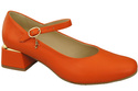 Damenschuhe Orange Riemchenpumps Naturleder 202 ElitaBut