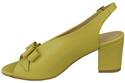Damenschuhe Zitronensandalen, naturnarbiges Leder, 148 L ElitaBut