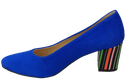 Damenschuhe Azure Pumps Natürliches Wildleder mit dekorativem Absatz 158 von ElitaBut