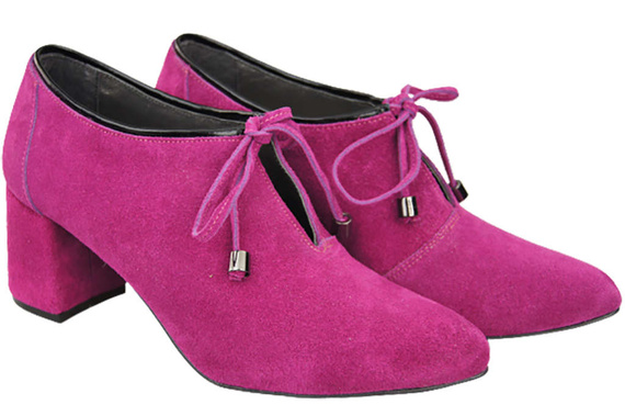 Damenschuhe Schuhe Lila Natursamtleder 183 ElitaBut