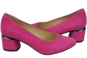 Damenschuhe Pumps Fuchsia Natürliches Wildleder 143 Von ElitaBut