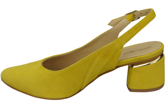 Damensandalen aus natürlichem Wildleder Lemon Eleganz und Komfort 196 von ElitaBut