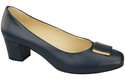 Damenschuhe Pumps Naturleder 187 Marineblau ElitaBut