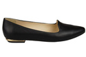Damen-Ballerinas „Lords“, Naturleder, Schwarz 914 ElitaBut