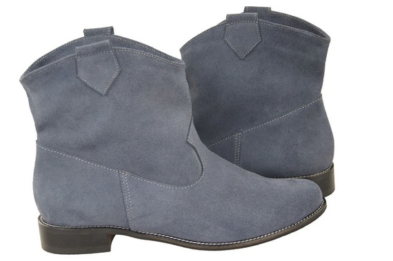 Damenschuhe Frühling / Herbst, natürliches Veloursleder, Graphit 132 L ElitaBut