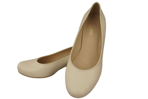 Damenschuhe Pumps Naturleder 159 Beige ElitaBut