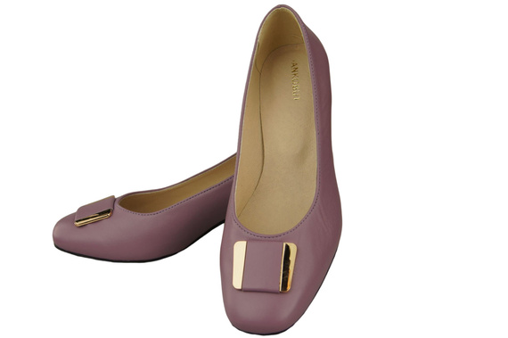 Damenschuhe Pumps Naturleder 187 Lila ElitaBut