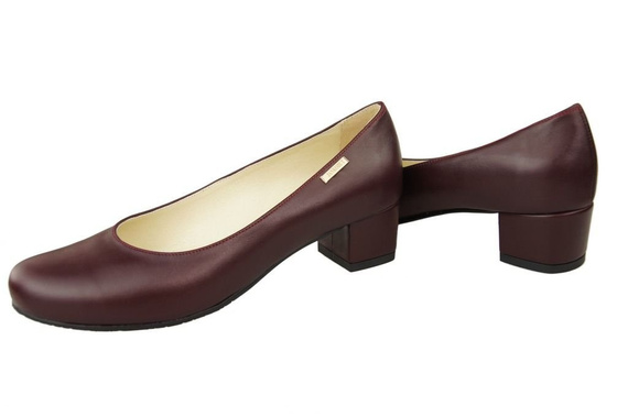 Damenschuhe Pumps Naturleder 116 Burgund ElitaBut