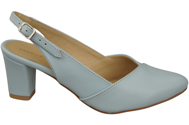 Damen Footwear Hellblau Stiletto Sandalen Natural Leder 217 ElitaBut