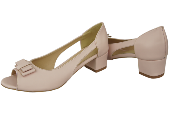 Damenschuhe Sandalen Rosa Puder Naturleder 145 ElitaBut