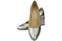 Damenschuhe Silber Pumps Naturleder 179 ElitaBut
