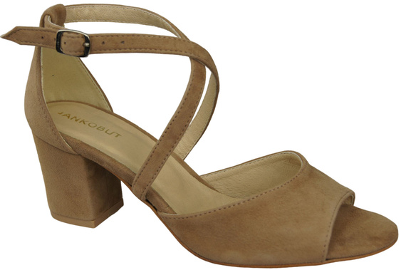 Damenschuhe Sandalen Olive, Naturleder, Wildleder 111 ElitaBut