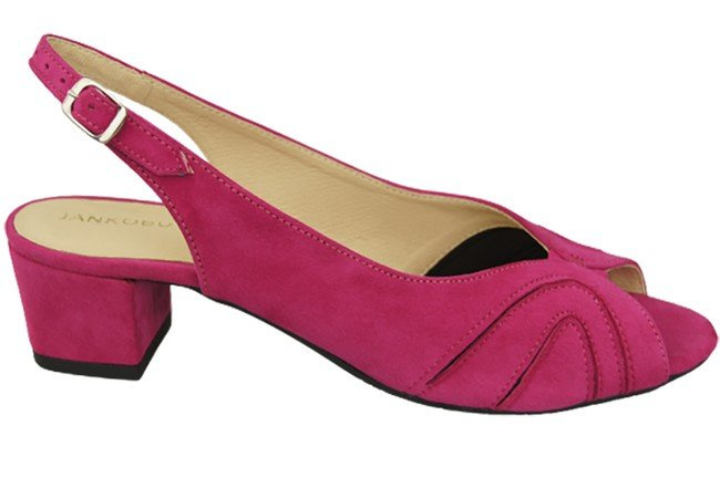 Damenschuhe Sandalen, natürliches Wildleder, Lila 991 ElitaBut