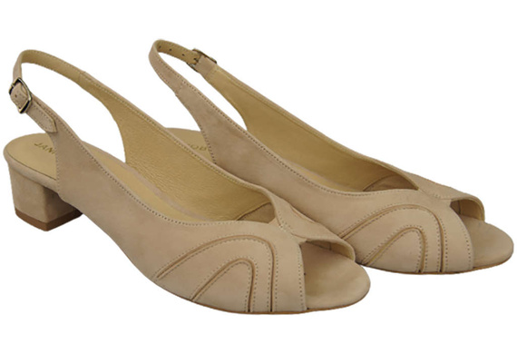 Damenschuhe Sandalen, natürliches Wildleder, Puderrosa 991 ElitaBut