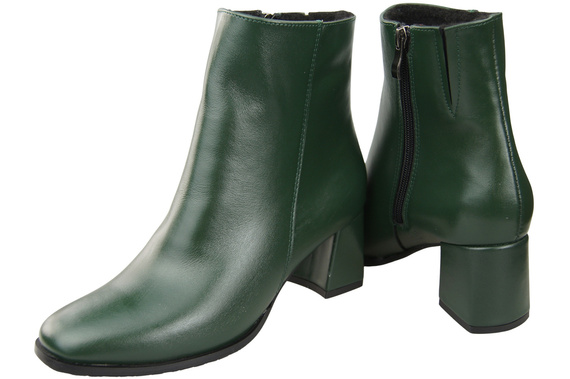 Damenstiefel Smaragdgrün für Winter Naturleder 214 Z ElitaBut