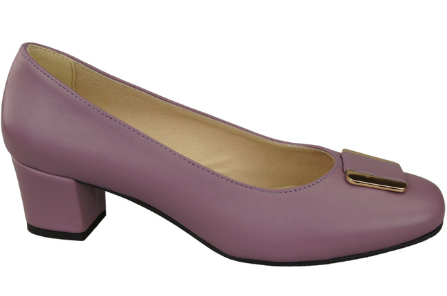 Damenschuhe Pumps Naturleder 187 Lila ElitaBut