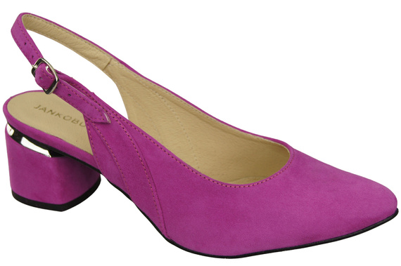 Damensandalen aus natürlichem Wildleder Cyclamen Eleganz und Komfort 196 von ElitaBut