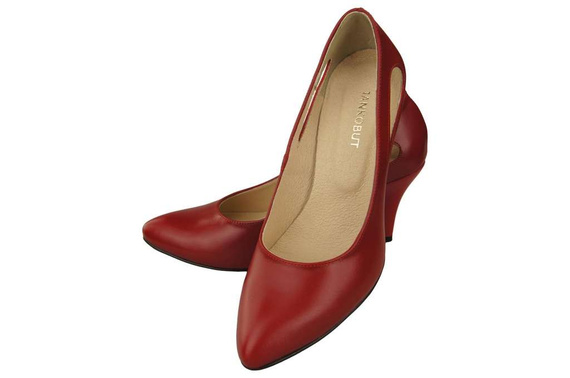 Damenschuhe Rote Pumps, Naturleder 166 ElitaBut