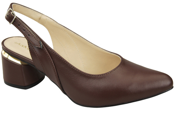 Damenschuhe Schokoladensandalen, Naturleder 196 ElitaBut