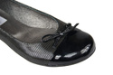 Damen-Ballerinas, Naturleder, Schwarz 873 ElitaBut
