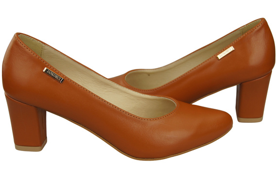 Klassische Glatt Damen Rotes Naturleder Schuhe 213 ElitaBut