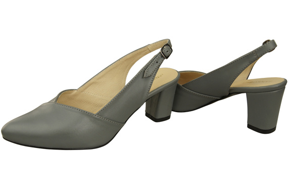 Damen Footwear Aschgrau Stiletto Sandalen Natural Leder 217 ElitaBut