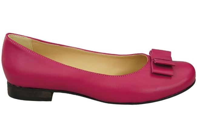 Damen Ballerinas Naturleder Lila 702 ElitaBut