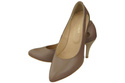 Damenschuhe Cappuccino-Pumps Naturleder 166 ElitaBut