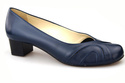 Damenschuhe Pumps, Naturleder, Marineblau 786 ElitaBut
