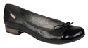 Damen-Ballerinas, Naturleder, Schwarz 873 ElitaBut