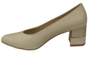 Damenschuhe Pumps Beige, Naturleder 142 ElitaBut