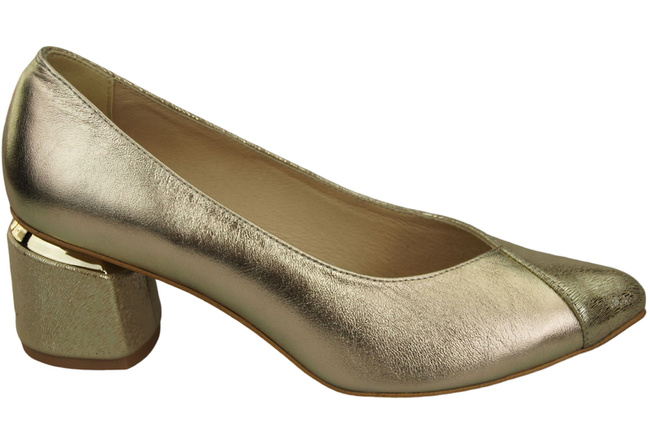 Einzigartige Damenschuhe aus Naturleder Fühlen Sie Luxus an Ihren Füßen Gold 191 ElitaBut