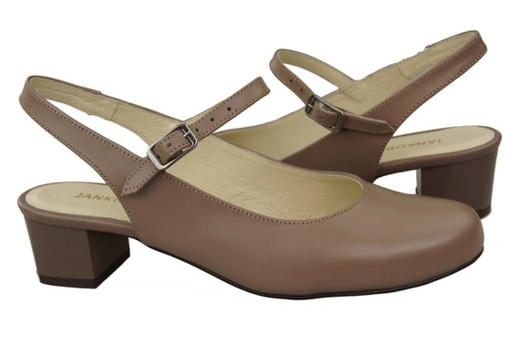 Damenschuhe Cappuccino Sandale, Naturleder 108 ElitaBut