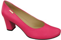 Klassische Damen Neon Pink Leder Mandel Nase Pumps 201 ElitaBut