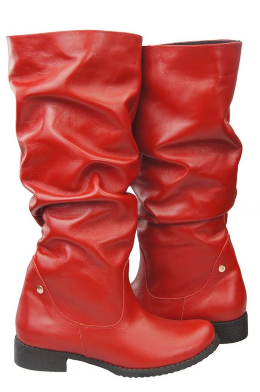 Schuhe Damenstiefel, Stiefel, Naturleder 123 Red ElitaBut