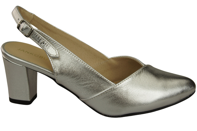 Damen Footwear Silber Stiletto Sandalen Natural Leder 217 ElitaBut