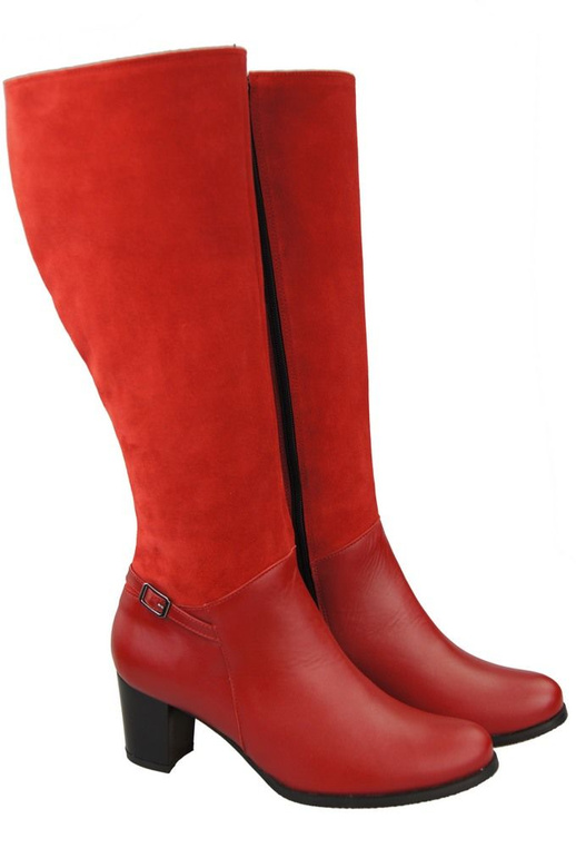 Schuhe Damenstiefel, Naturleder 101 Red ElitaBut