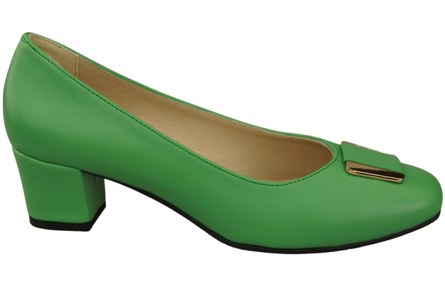 Damenschuhe Pumps Naturleder 187 Lime ElitaBut