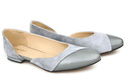 Damenschuhe Ballerinas, Grau, Naturleder, Wildleder, 146 ElitaBut