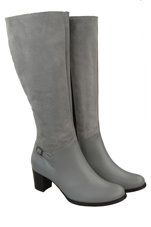 Schuhe Damenstiefel, Naturleder 101 Popiel ElitaBut