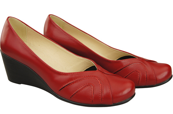 Damen Schwarz Naturleder Gestiefelte Rot 828 ElitaBut