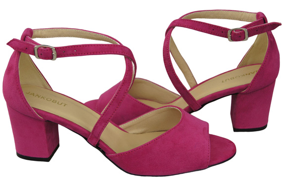 Damenschuhe Sandalen Lila Naturleder Wildleder 111 ElitaBut