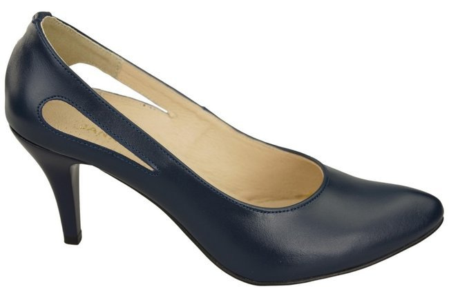 Damenschuhe Pumps Marineblau Naturleder 166 ElitaBut