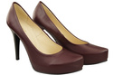Damen Footwear Burgund Stiletto Pumps Naturleder 205 ElitaBut