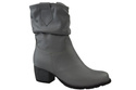 Schuhe Damen-Stiefeletten, Naturleder, Grau 792 ElitaBut